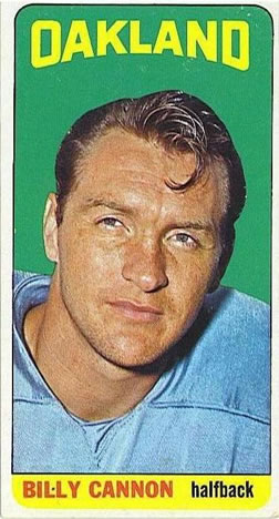 1965 Topps #134 Billy Cannon Front