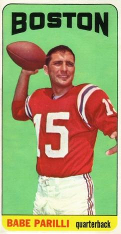 1965 Topps #17 Babe Parilli Front