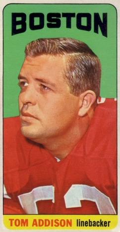 1965 Topps #1 Tommy Addison Front