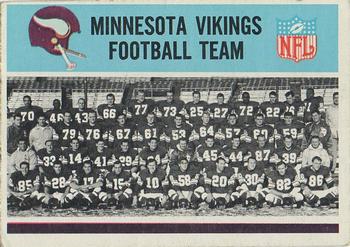 1966 Philadelphia #105 Minnesota Vikings Front