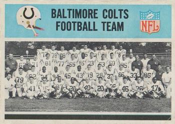 1966 Philadelphia #14 Baltimore Colts Front