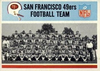 1966 Philadelphia #170 San Francisco 49ers Front