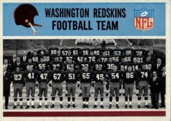 1966 Philadelphia #183 Washington Redskins Front