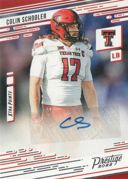 2022 Panini Chronicles Draft Picks - Prestige Xtra Points Signatures #PX-COL Colin Schooler Front