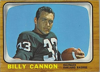 1966 Topps #106 Billy Cannon Front