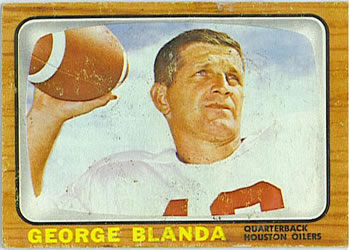 1966 Topps #48 George Blanda Front