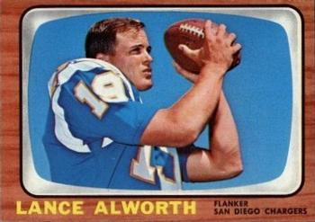 1966 Topps #119 Lance Alworth Front
