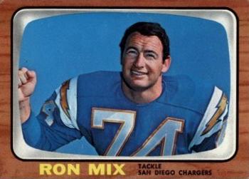 1966 Topps #128 Ron Mix Front