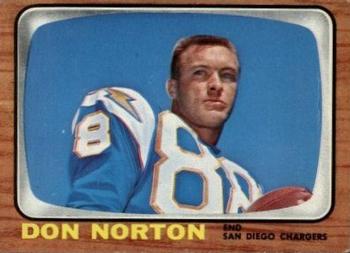 1966 Topps #129 Don Norton Front