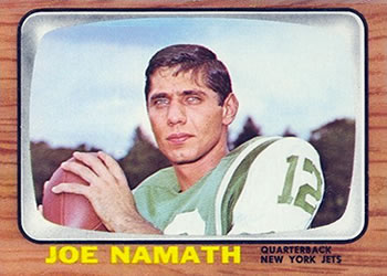 1966 Topps #96 Joe Namath Front