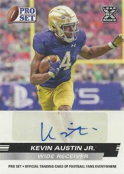 2022 Pro Set Draft - Autographs #PSA-KA2 Kevin Austin Jr. Front