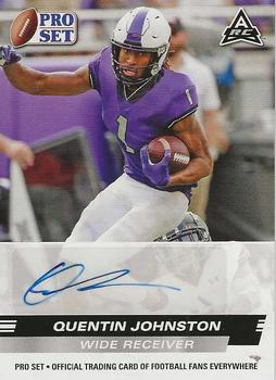 2022 Pro Set Draft - Autographs #PSA-QJ1 Quentin Johnston Front