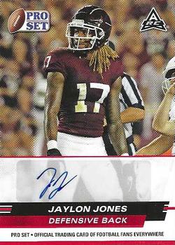 2022 Pro Set Draft - Autographs Red #PSA-JJ1 Jaylon Jones Front