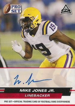 2022 Pro Set Draft - Autographs Red #PSA-MJJ Mike Jones Jr. Front