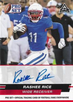 2022 Pro Set Draft - Autographs Red #PSA-RR3 Rashee Rice Front