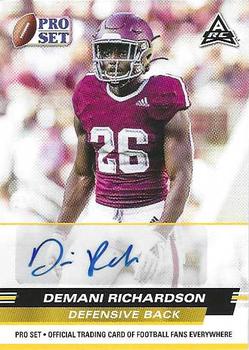 2022 Pro Set Draft - Autographs Gold #PSA-DR1 Demani Richardson Front