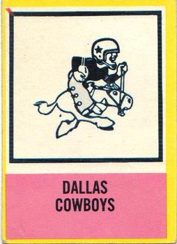 1967 Philadelphia #60 Cowboys Insignia Front