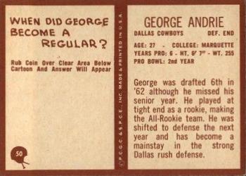 1967 Philadelphia #50 George Andrie Back