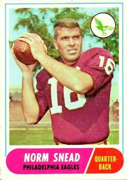 1968 Topps #110 Norm Snead Front