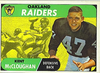 1968 Topps #12 Kent McCloughan Front