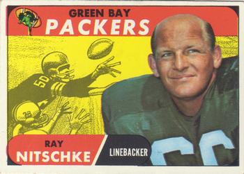 1968 Topps #157 Ray Nitschke Front