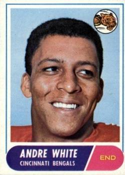 1968 Topps #148 Andre White Front