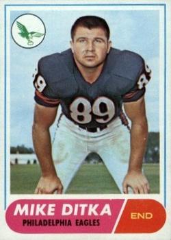 1968 Topps #162 Mike Ditka Front