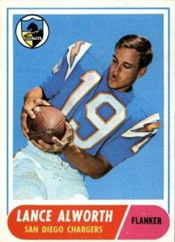 1968 Topps #193 Lance Alworth Front