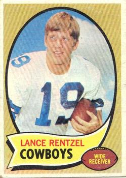 1970 Topps #113 Lance Rentzel Front