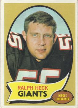 1970 Topps #127 Ralph Heck Front