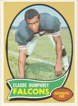 1970 Topps #156 Claude Humphrey Front
