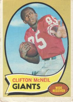 1970 Topps #157 Clifton McNeil Front