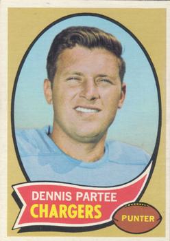 1970 Topps #185 Dennis Partee Front