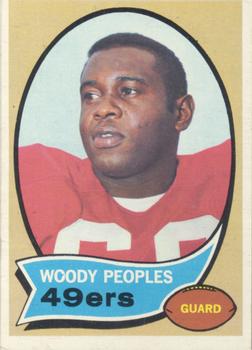 1970 Topps #207 Woody Peoples Front