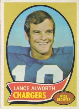 1970 Topps #240 Lance Alworth Front