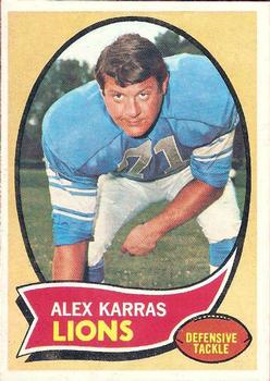 1970 Topps #249 Alex Karras Front