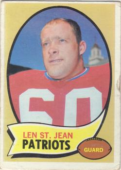 1970 Topps #33 Len St. Jean Front