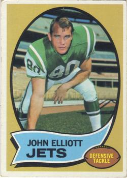 1970 Topps #54 John Elliott Front