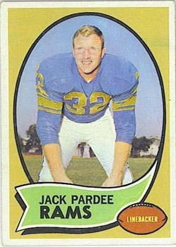 1970 Topps #68 Jack Pardee Front