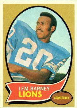 1970 Topps #75 Lem Barney Front