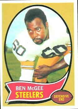 1970 Topps #78 Ben McGee Front