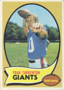 1970 Topps #80 Fran Tarkenton Front
