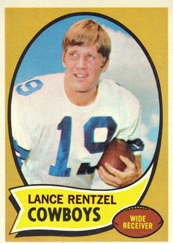 1970 Topps #113 Lance Rentzel Front
