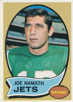 1970 Topps #150 Joe Namath Front