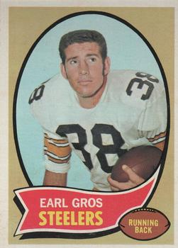 1970 Topps #184 Earl Gros Front
