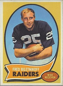 1970 Topps #85 Fred Biletnikoff Front