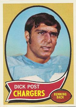 1970 Topps #97 Dick Post Front