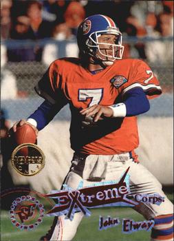 1995 Stadium Club - Diffraction Members Only #x189 John Elway Front