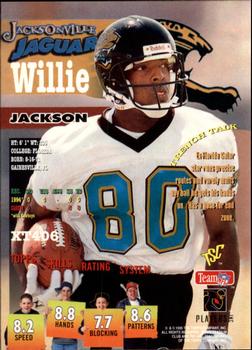1995 Stadium Club - Diffraction Members Only #XT406 Willie Jackson Back
