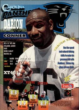 1995 Stadium Club - Diffraction Members Only #XT431 Darion Conner Back